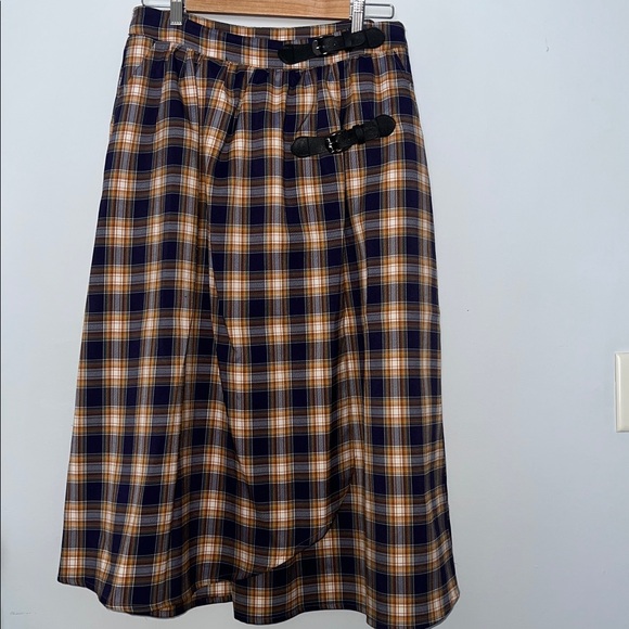 Alice’s Pig purple and orange plaid skirt. - Picture 5 of 7